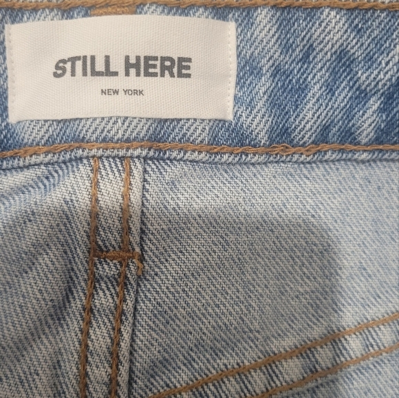 Still Here New York Pine Panama Skirt SZ 27 - Picture 6 of 8